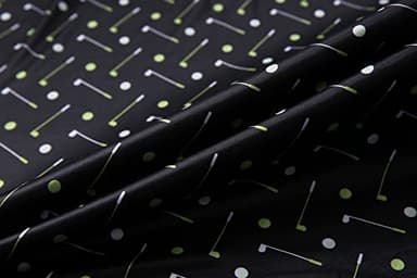 Alex Vando Mens Golf Shirt Moisture Wicking Quick-Dry Print Performance Polo Shirts for Men,Black Golf,L - Image 5