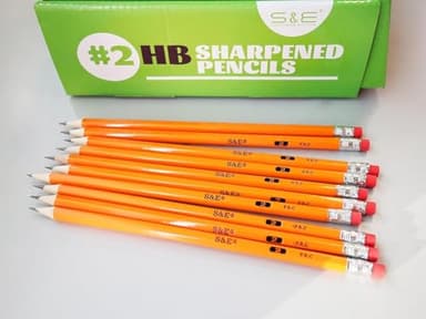 S & E TEACHER'S EDITION Woodcased #2 Pencils, Pre-sharpened, Yellow Pencils with Erasers #2 HB Lead Bulk Box, No. 2, Back to school, 1000Pcs - Image 5