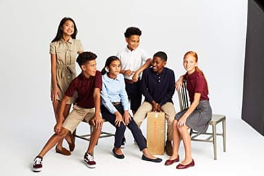 French Toast Boys' Short Sleeve Classic Poplin Dress Shirt (Standard & Husky), White, 20 - Image 8