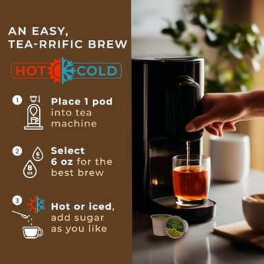 Gya Tea Co Cinnamon Apple Herbal Tea Pod (16 ct) - Decaf Apple Cider for Soothing & Digestive Health - Sweet Hot Tea for Warmth Winter - Image 6