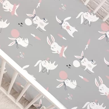 Nap Mat Sheet 47"x24", 3 Pack Dinosaur Baby Crib Sheets Fitted Elastic Corners, Preschool Day Care Rest Mat Cover, Soft Breathable - Compatible with Regalo My Cot, Joovy Travel Cot - Image 8