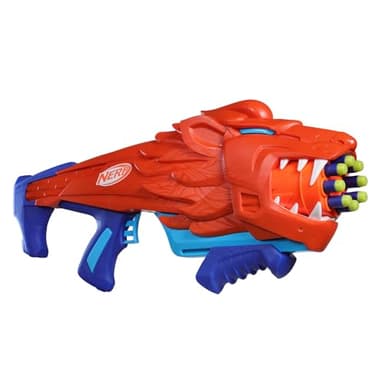 NERF Wild Lionfury, Easy Play Dart Blaster, 16 Nerf Elite Darts, Nerf Blaster Lion Toys for 6 Year Old Boys & Girls & Up, Outdoor Toys - Image 12