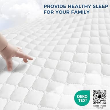 Kayfia Waterproof Mattress Protector, Full Size Soft Breathable 3D Air Fabric Mattress Cover, Noiseless Mattress Pad with Deep Pocket 6"-21" Machine Washable - Image 6