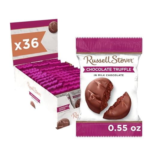 Russell Stover Milk Chocolate Truffle - 0.55 oz (Pack of 36) - Image 1