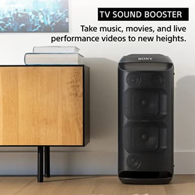 Sony SRS-XV800 X-Series Wireless Portable Bluetooth Karaoke Party Speaker IPX4 splash-resistant with 25 Hour-Battery, Built-in Handle and Wheels, Omnidirectional Sound, and Ambient Lights - Image 7