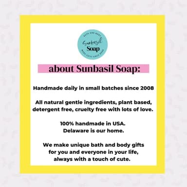 Sunbasil Soap Pastel Bunny glycerin soap Easter basket gifts - Image 5