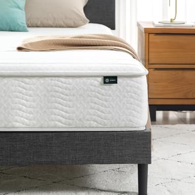 ZINUS 10 Inch Foam and Spring Hybrid Mattress [New Version], Twin, Fiberglass Free, Medium Firmness, Durable Support, Certified Safe Foams & Fabric, Mattress in A Box - Image 11