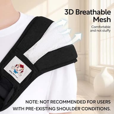 JOYNCLEON Baby Sling Carrier with Hip Seat - Breathable & Adjustable, Anti-Slip Design for Infants 0-36 Months, ASTM Certified, Ergonomic Hands-Free Carrier Carrying 8-35lbs (Black) - Image 3