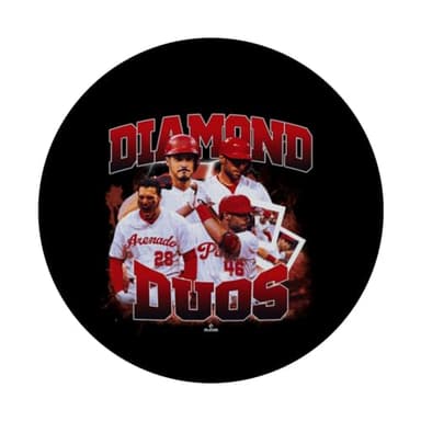 Paul Goldschmidt & Nolan Arenado | St. Louis | MLBDDUO4013 PopSockets Adhesive PopGrip - Image 3