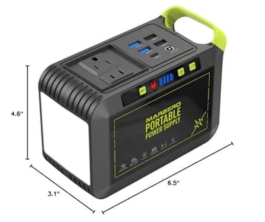 MARBERO Portable Power Station 88Wh Camping Lithium Battery Solar Generator Fast Charging with AC Outlet 120W Peak Power Bank(Solar Panel Optional) for Home Backup Outdoor Emergency RV Van Hunting - Image 9