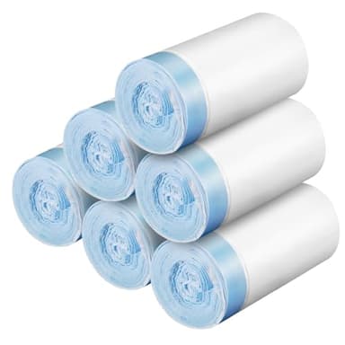 80 Count Waste Bags for Self-Cleaning Cat Litter Box, Replacement Extra Large Cat Litter Box Liners, 4 Rolls Drawstring Trash Bags for Robot, 20 x 18 Inches（4 Packs/80 Counts） - Image 5