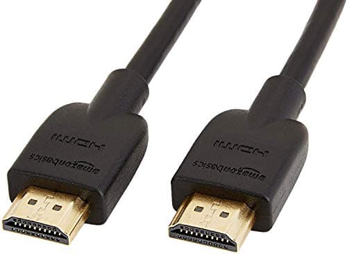 Amazon Basics High-Speed 4K Ultra HD HDMI 2.0 Cable/Cord, 6 feet, 1-Pack, Case of 84, 18 Gbps, 60 Hz, 2160p, 48 bit, Male-to-Male, Ethernet Ready, 3D, Black - Image 1