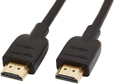 Amazon Basics High-Speed 4K Ultra HD HDMI 2.0 Cable/Cord, 6 feet, 1-Pack, Case of 84, 18 Gbps, 60 Hz, 2160p, 48 bit, Male-to-Male, Ethernet Ready, 3D, Black - Image 1