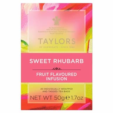 Taylors of Harrogate Sweet Rhubarb Infusion, 20 Teabags - Image 2