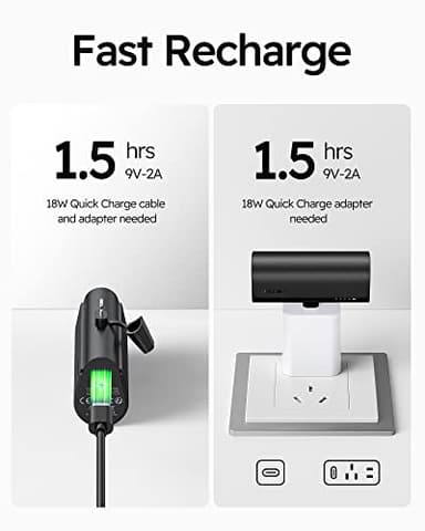 VEGER Portable Charger, USB C Power Bank, 5000mAh Mini Battery Pack Fast Charging 20W Small Charging Bank for iPhone 16/16 Pro/16 Pro Max/15, Samsung Galaxy S25, S24, S23, Note 20, Pixel, Moto, LG - Image 4