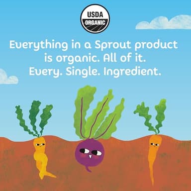Sprout Organic Baby Food, Stage 4 Toddler Pouches, Sweet Potato Veggie Power Pack, 4 Oz Purees (Pack of 12) - Image 7