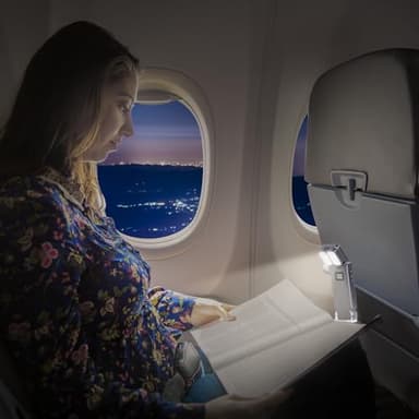 Dott Arts Book Lights for Reading at Night,Rechargeable 1000mAh Reading Lights for Books in Bed Dual-Heads Small Desk Lamps for Home Office with 5 Colors,Timer Function,LED Clip Light for Kids Room - Image 7