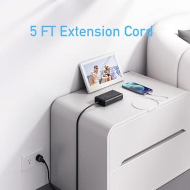 Charging Station 140W USB C Charger Block, Upgraded GaN III 8-in-1 Fast Charging Station Hub,PD 65W Laptop Charger Adapter Compatible with Compatible with MacBook Air/Pro,iPhone16/15,Galaxy S24 etc - Image 7