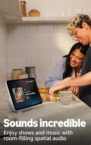Amazon Echo Show 11 (newest model), Vibrant Full-HD 11" display with more viewing area and spatial audio, designed for Alexa+, Graphite - Image 3