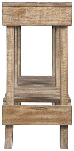 Signature Design by Ashley Susandeer Rustic Farmhouse Console Sofa Table, Brown - Image 6