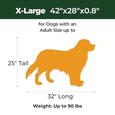 BALANCE Dog Crate Pad, Dog Foam Crate Mat Kennel Pad, Washable Water-Resistant Pet Bed Flat Dogs Cage Mat for X-Large Dogs - Image 5