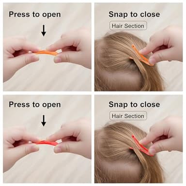 Babymatch Baby Barrettes Hair Clips: 1.2 inch (3cm) Small Mini Snap for Toddler Little Girls Kids 150pcs (30 colors) - Image 4