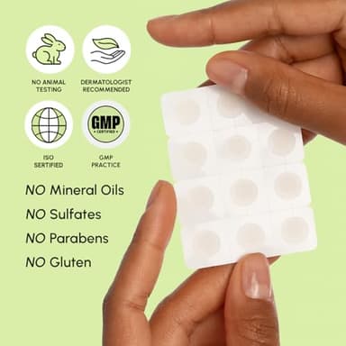 MAREE Invisible Pimple Patches - Clear Pimple Patches for Face - Hydrocolloid Acne Patches Anti Blemish - Zit Stickers for Face - Parches Para Acne - Pinple Zit Patches Pimple Stickers - 72 Dots - Image 12