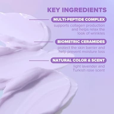 ClarityRx Better With Age Multi-Peptide Anti-Aging Facial Moisturizer, Natural Lifting & Tightening Face Cream, Plant Based, Cruelty Free, Paraben Free (1.7 oz) - Image 3