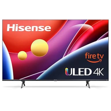 Hisense 75” Class U6 Series ULED 4K UHD Smart Fire TV (75U6HF, 2024) - QLED, Full Array Local Dimming, 600-Nit, Dolby Vision HDR 10+, HDMI 2.1, MEMC, 240 Motion Rate with VRR, Alexa Compatibility - Image 1