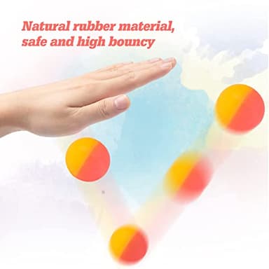 Ohanniewa Bouncy Balls for Kids 20 Pieces 5 Styles 32mm Assorted Bouncy Balls with Storage Bag for Birthday Party Favors - Image 4