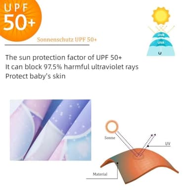 UMELOK Baby Girls' One Piece Swimsuit Infant Swimwear Rash Guard Swim Suit Full Zip with Long Sleeve UPF 50+ Sun Protection Swimsuit Scales-Purple,3Y - Image 3