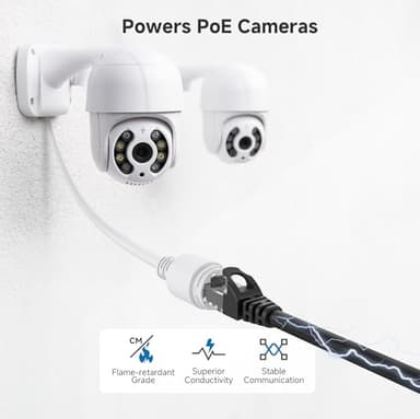 Cable Matters 10Gbps 10-Pack Snagless Cat 6 Ethernet Cable - 10ft, Cat 6 Cable, Cat6 Cord, Ethernet Cord, Black - Image 7