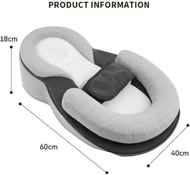 Bassinet Baby Snuggle Bed Adjustable Baby Wedge Lounger Perfect for Reducing Spit-Up Baby Anti Overflow and Choking Milk - Image 5