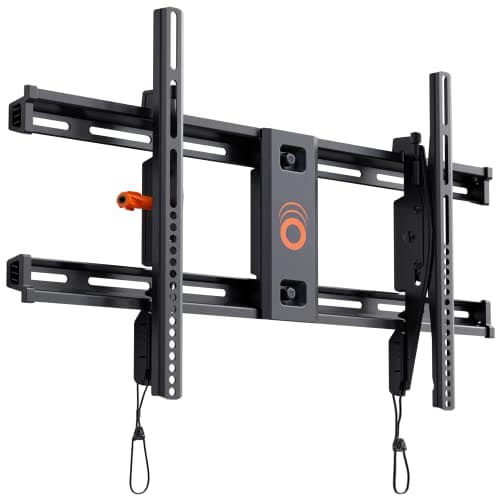 ECHOGEAR Wall Mount TV Bracket for TVs Up to 90" - Low Profile Design Tilts to Eliminate Glare - Includes Drilling Template & Can Be Leveled After Install - UL Listed for Safety - Image 1