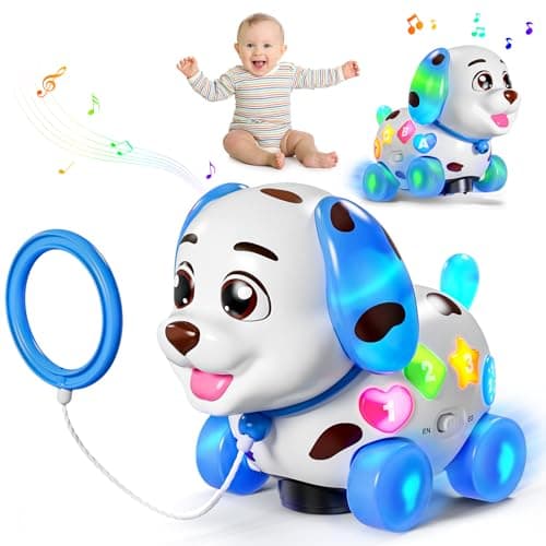 Musical Toy for 1 Year Old Boy Girl, Baby Toys 6-12-18 Months, Puppy Toddler Learning for 1 Year Old Boy Gifts, Bilingual Educational with Music Light, 1st Birthday Gift for Girl, Toddlers - Image 1