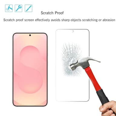 Ailun Glass Screen Protector for Galaxy S25 3 Pack + 3 Pack Camera Lens Tempered Glass Fingerprint Unlock Compatible 0.25mm Anti-Scratch Case Friendly Clear - HD [Not For S25 Plus/S25 Edge/S25Ultra] - Image 3