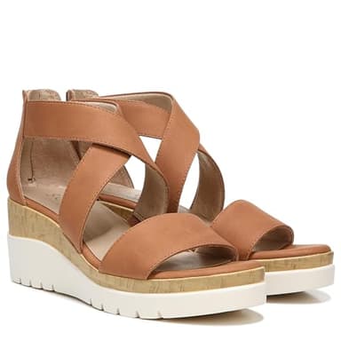 Naturalizer SOUL Women's Goodtimes Wedge Sandal Toffee 9 M - Image 7