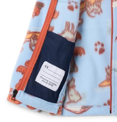 Columbia Baby Zing III Fleece, Ripple Blue Trail Tails, 3/6 - Image 3