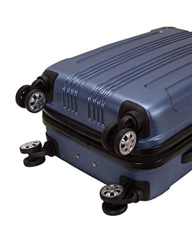 Rockland London Hardside Spinner Wheel Luggage, Blue, 3-Piece Set (20/24/28) - Image 8