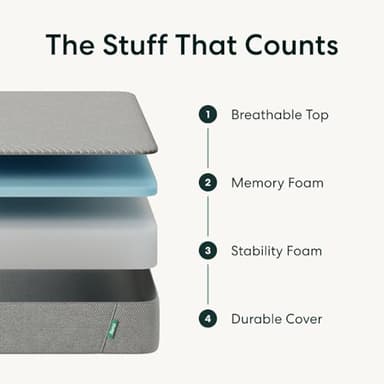 Siena 10” Twin Memory Foam Mattress - Medium Firm - 180 Night Trial - Premium Pressure-Relieving Layers - 10 Year Warranty - Mattress in a Box - CertiPUR-US Certified - Image 2