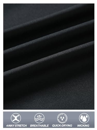 NORTHYARD Breathable 2.0™ Men's Athletic Workout Shirts Moisture Wicking Short Sleeve T-Shirt for Training Running BLACK-2XL - Image 5