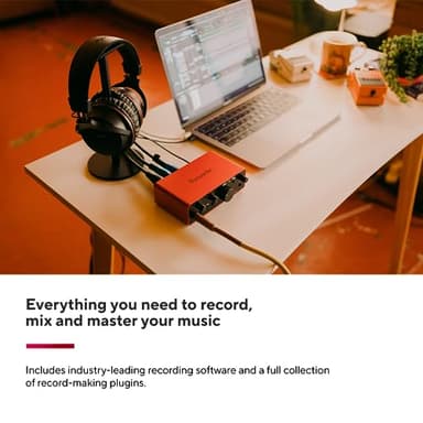 Focusrite Scarlett Solo 4th Gen USB Audio Interface, for the Guitarist, Vocalist, or Producer — High-Fidelity, Studio Quality Recording, and All the Software You Need to Record (Renewed) - Image 8