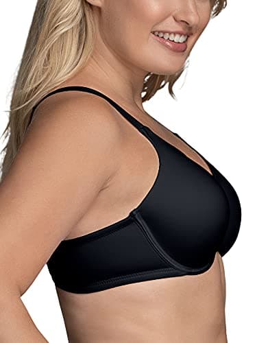 Vanity Fair womens Full Figure Beauty Back Smoothing Bra, Underwire - Black, 38DD US - Image 2