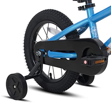 JOYSTAR 14 Inch Kids Bike for 3 4 5 Years Boys Girls Gifts Children Bicycle with Training Wheels Coater Brake BMX Style Blue - Image 7