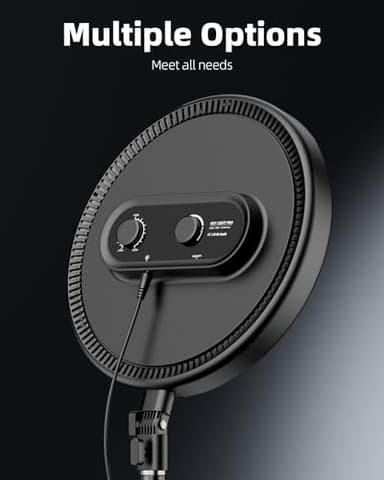 Weilisi Large Ring Light with 79" Stand, 6500K Professional Full-Screen Big Ring Light with Stand and Phone Holder, Selfie Light with Remote for Studio Video Photography, TikTok, YouTube, Live Stream - Image 4