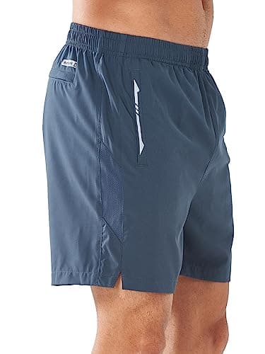 NORTHYARD Men's Running Athletic Shorts 5"/ 7"/ 9" Workout Gym Short Tennis Quick Dry Active Sport Hiking Basketball-5'' COOLGREY-S - Image 2