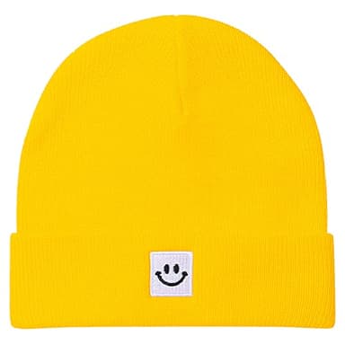 Paladoo Newborn Baby Hats 0-6 Months Bright Yellow - Image 1