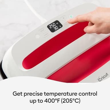 Cricut EasyPress 2 Heat Press Machine (12 in x 10 in), Ideal for T-Shirts, Tote Bags, Pillows, Aprons & More, Precise Temperature Control, Features Insulated Safety Base & Auto-Off, Raspberry - Image 3