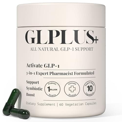GLP-1 Supplement for Women and Men | Hunger & Metabolism Support - Expert Formulated to Support GLP1 Naturally | Probiotic and Prebiotic (60 Capsules) - Image 1