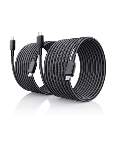 Anker USB C to USB C Cable (2Pack, 10FT),240W Type-C Fast Charging Cord for iPhone 17/16 Series,MacBook Pro 2020,iPad Air 4 and More (Black) - Image 1
